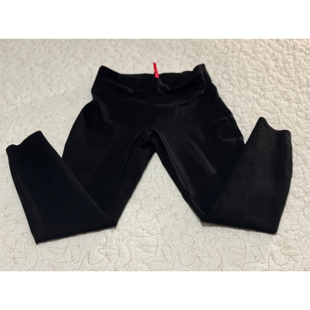 SPANX Perfect Pant Womens S Black Ankle Backseam Skinny Ponte Office Work